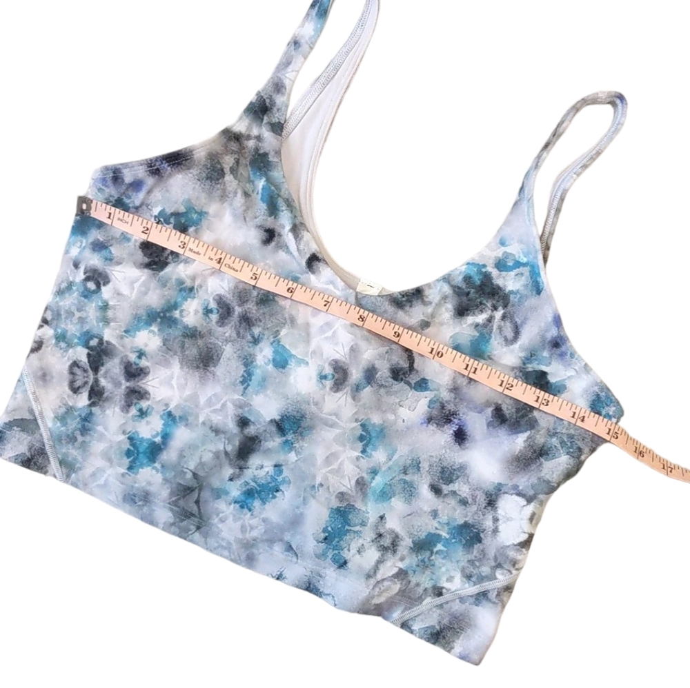 Lululemon Align Tank Crop Top Kaleidofloral Multi Size 10 - Picture 2 of 6